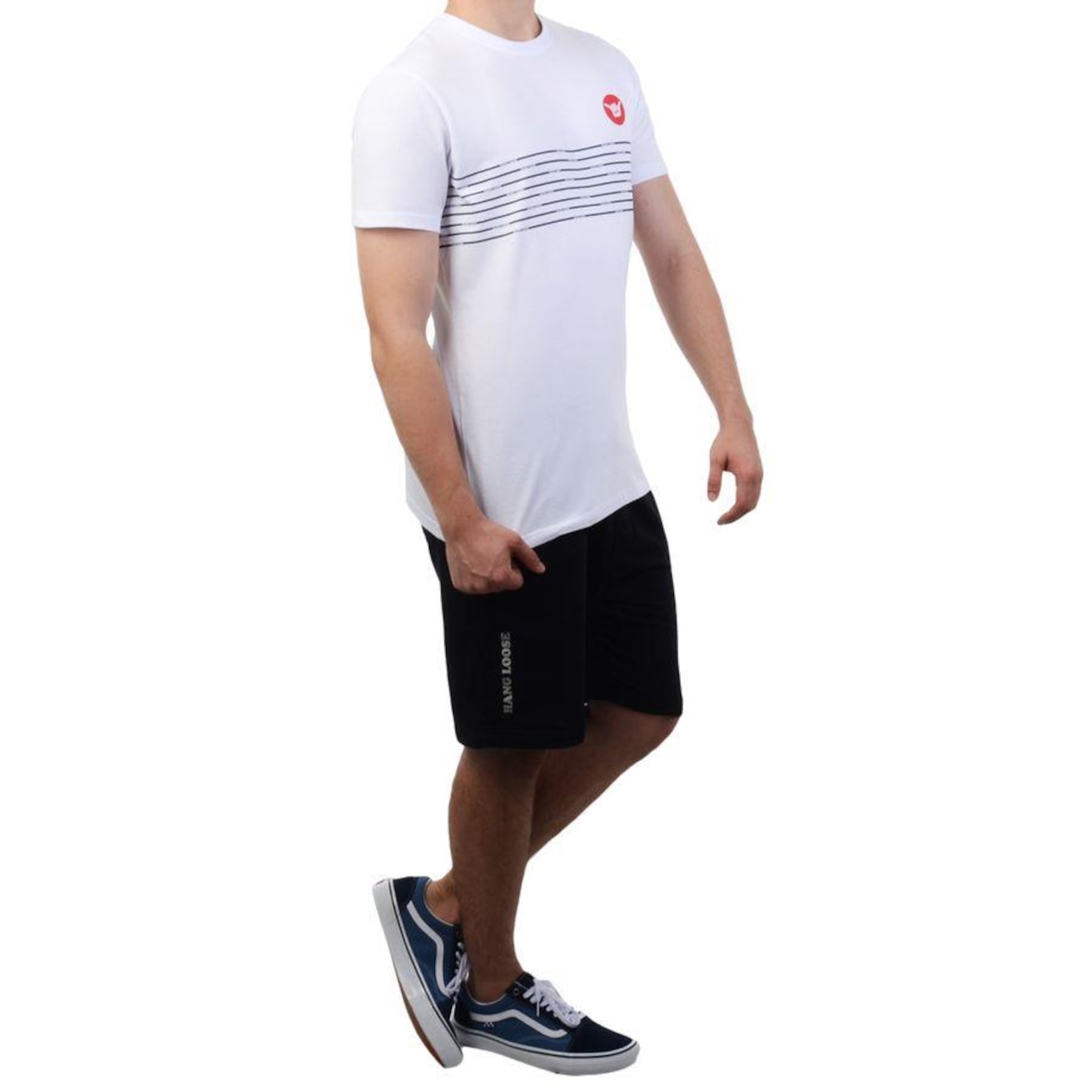 Camiseta Hang Loose Set Listrada - Masculina - Foto 6