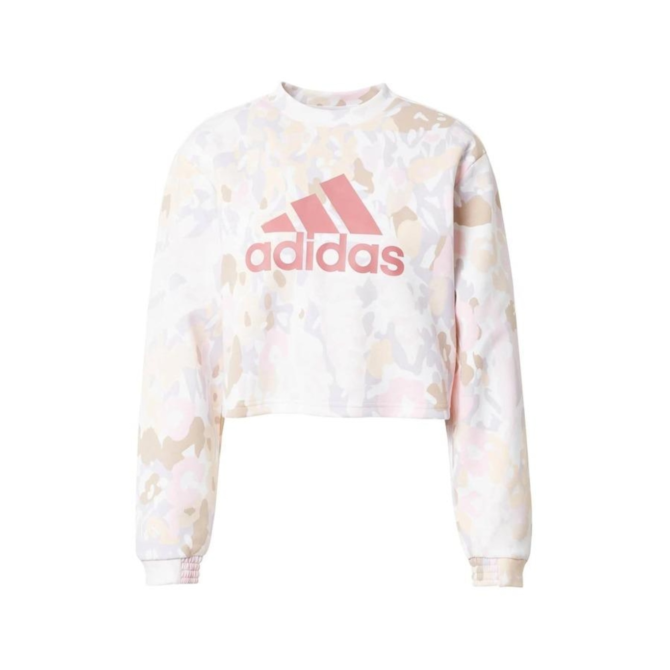 Blusão de Moletom sem Capuz adidas Estampado - Feminino - Foto 1