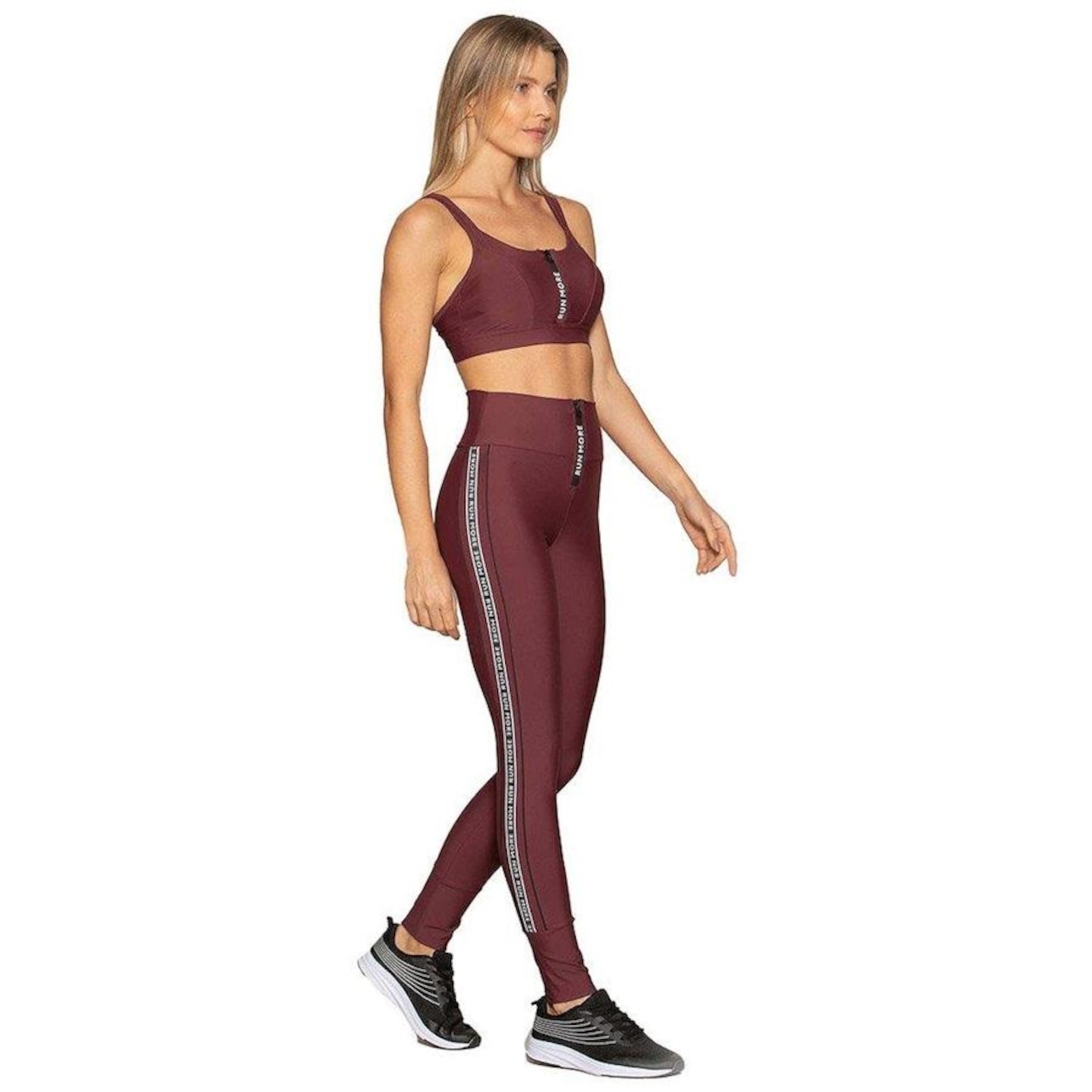 Calça Legging Run More Power Fit - Feminina - Foto 4