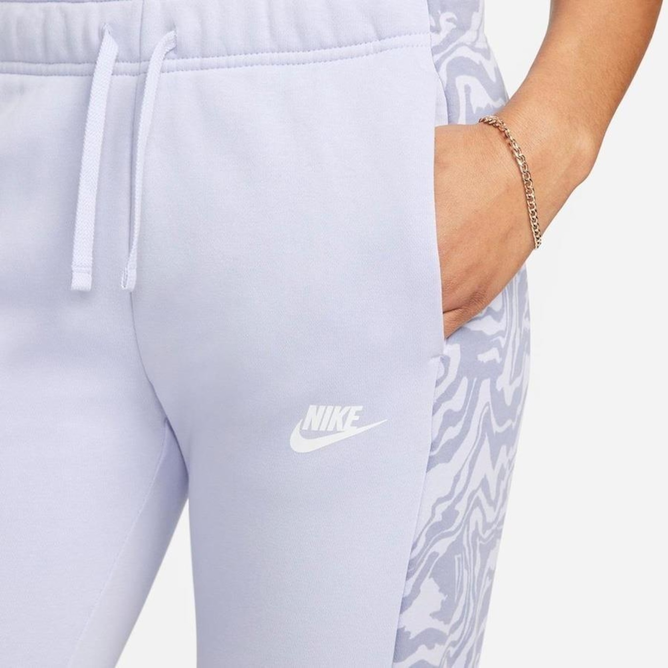 Calça Nike Sportswear Club Fleece - Feminina - Foto 3