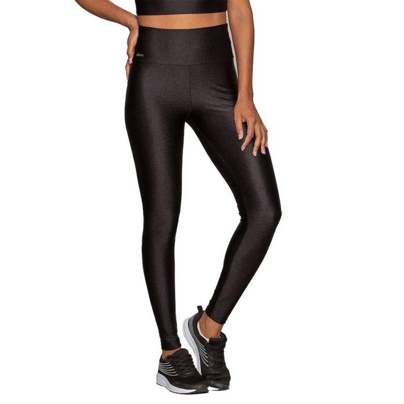 Calça Legging Run More Shine - Feminina - Foto 1