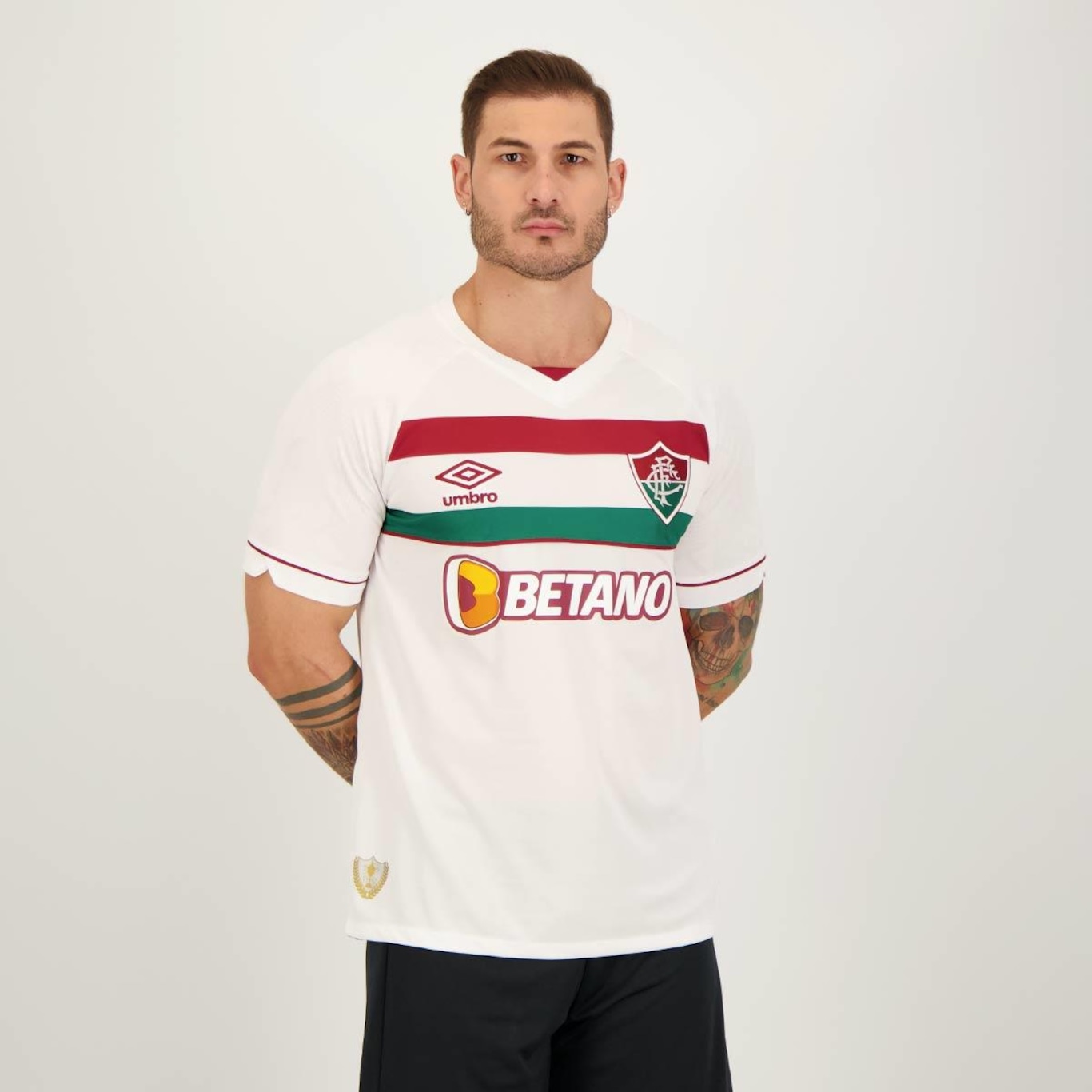 Camisa do Fluminense Ii 2023 com Número Umbro - Masculina - Foto 2