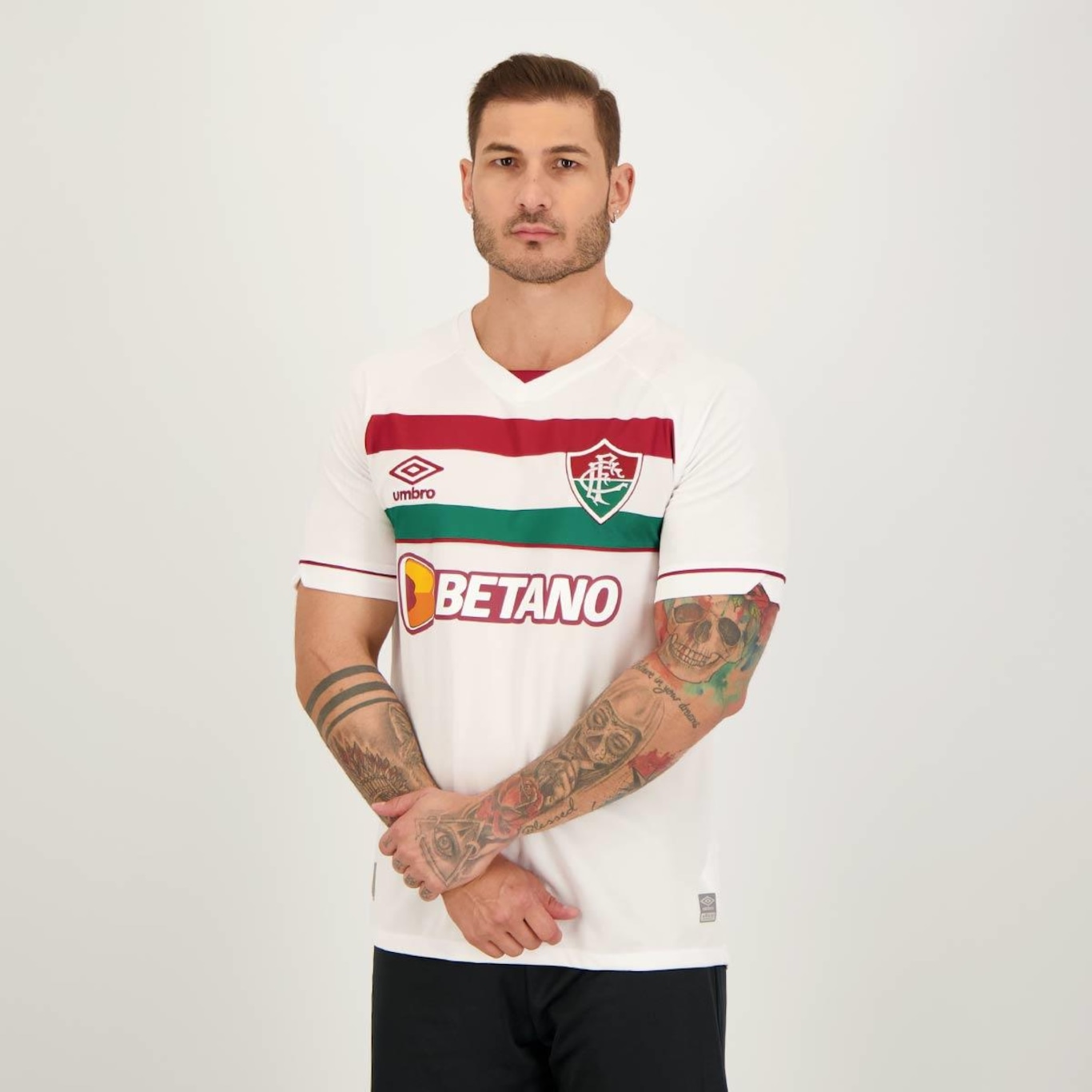 Camisa do Fluminense Ii 2023 com Número Umbro - Masculina - Foto 5