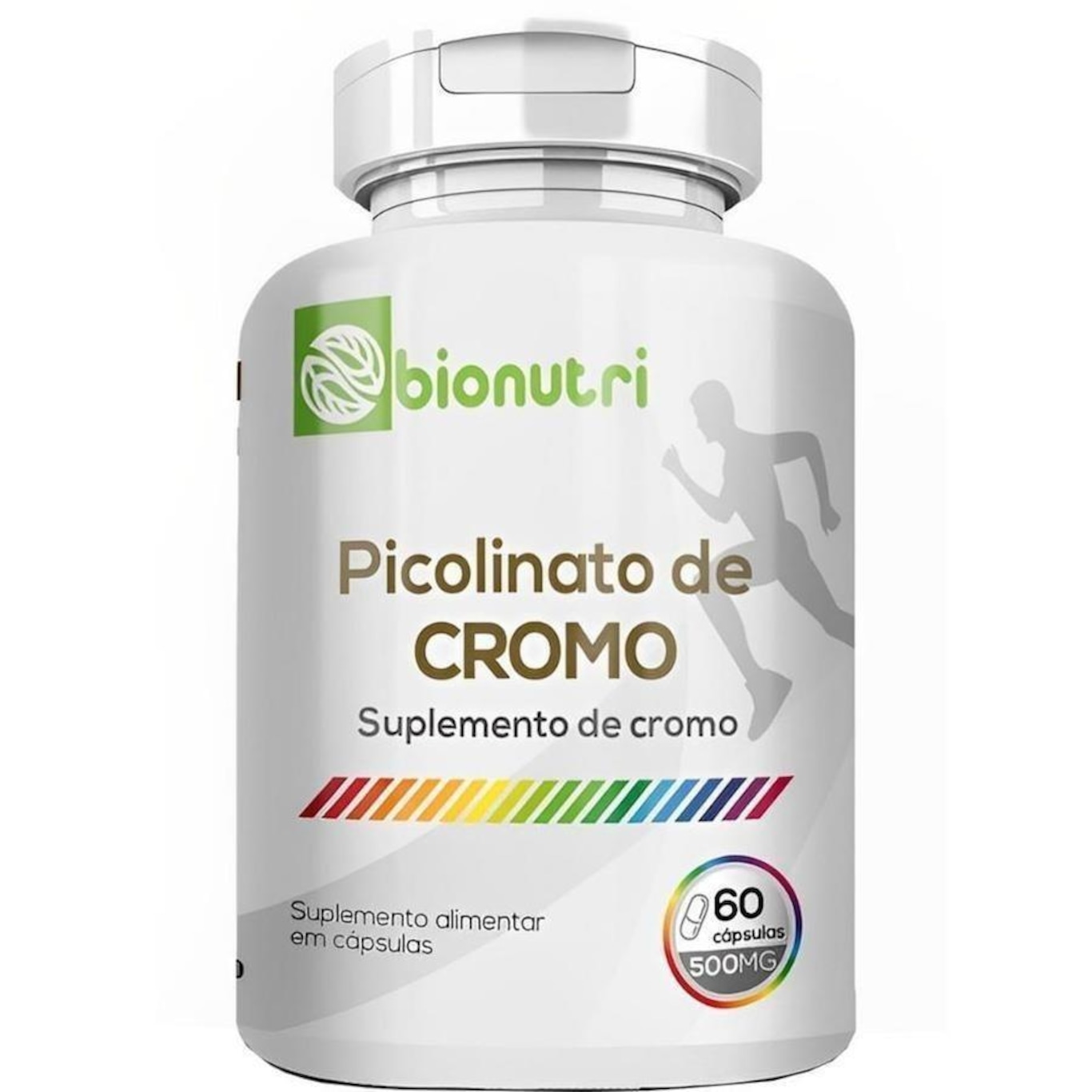 Picolinato De Cromo Bionutri 500mg - 60 cápsulas | Centauro