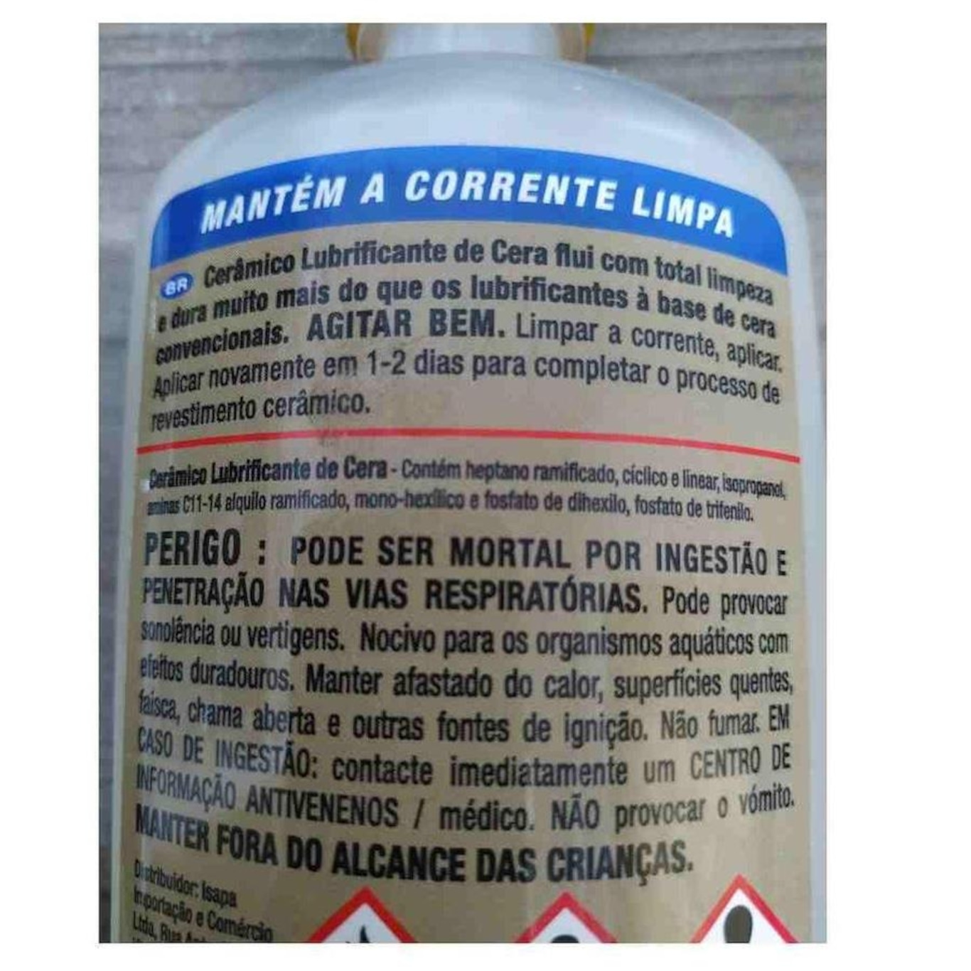 Lubrificante de Corrente Finish Line Cerâmico a Cera Óleo - 120ml - Foto 2