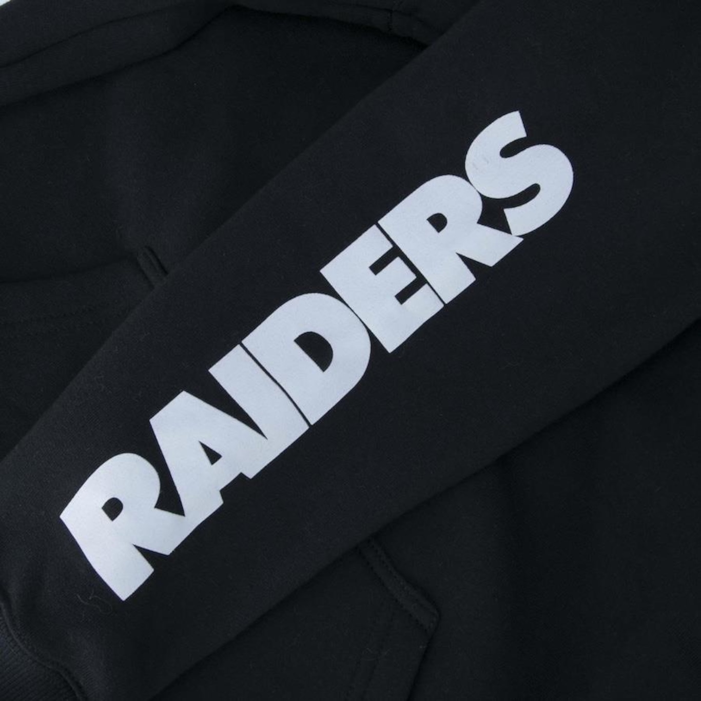 Blusão de Moletom com Capuz New Era Canguru NFL Las Vegas Raiders Core - Masculino - Foto 4