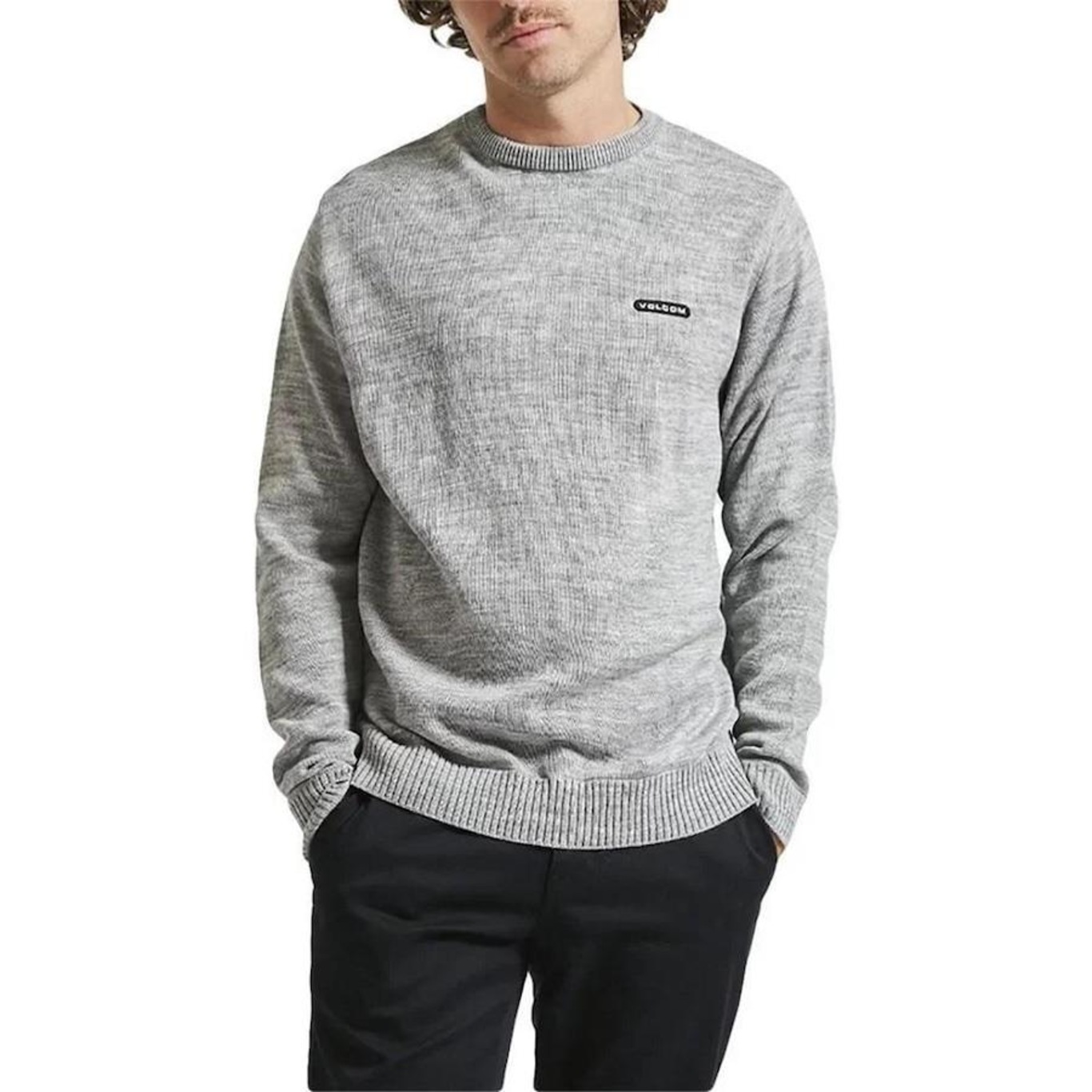 Blusão Tricot Volcom Stone Block - Masculino - Foto 1