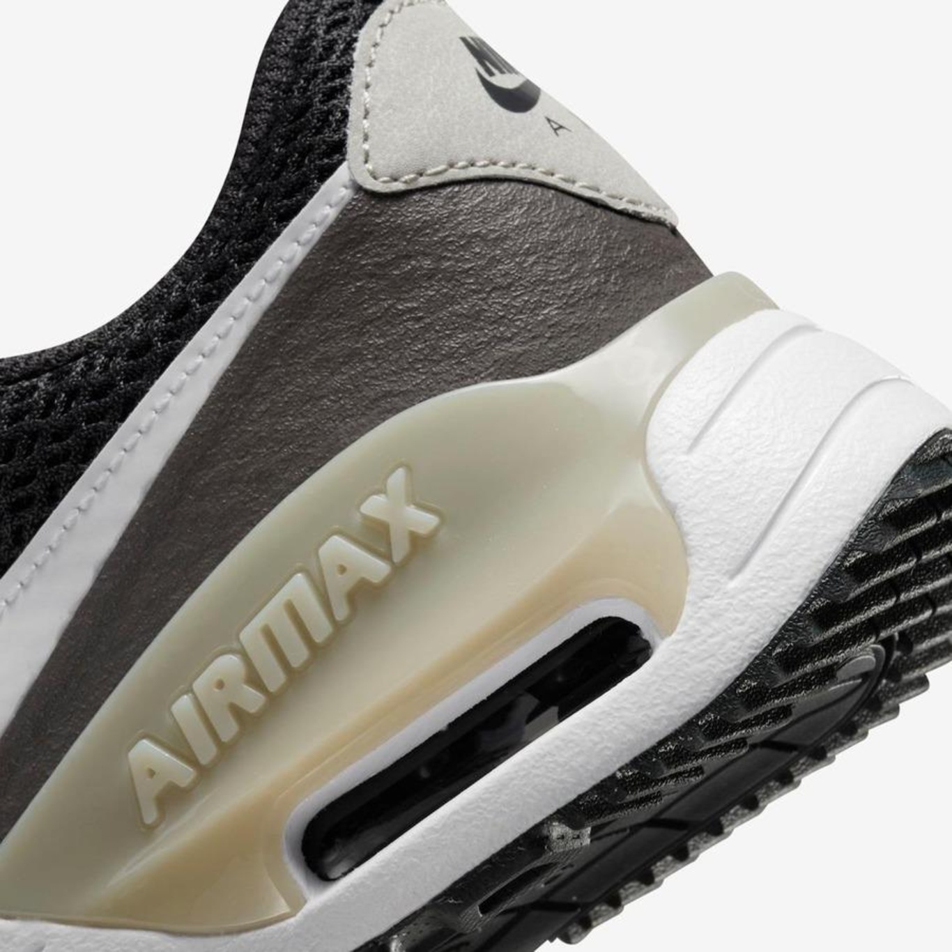 Tênis Feminino Nike Air Max Systm - BLACK/WHITE-WOLF GREY