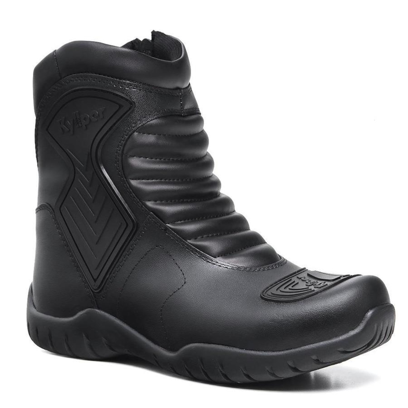 Bota motociclista hot sale com ziper