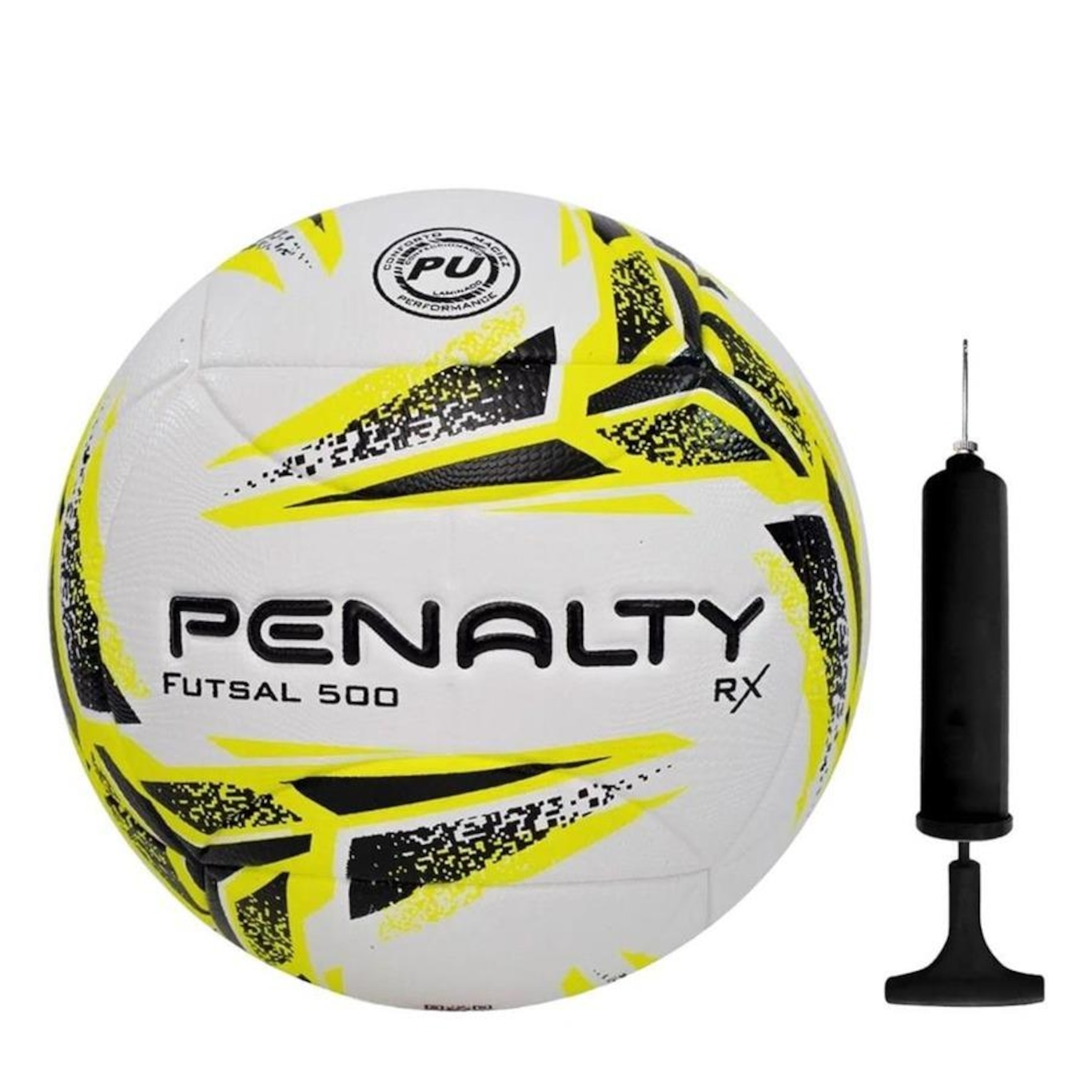 Kit Penalty: Bola de Futsal RX 500 XXIII + Bomba de Ar - Foto 1