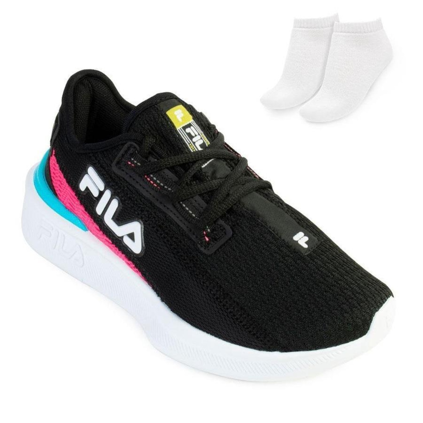 Tenis fila feminino hotsell preto com rosa centauro