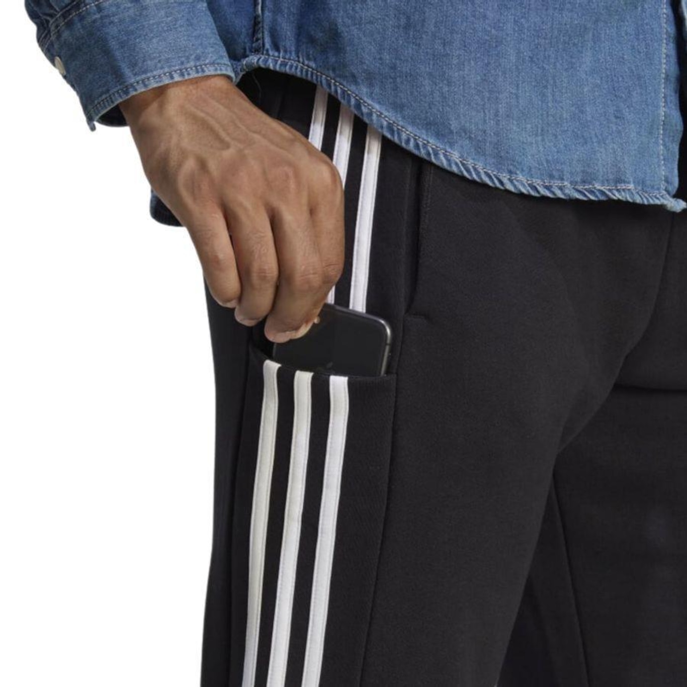 Calça adidas French Terry - Masculina - Foto 5