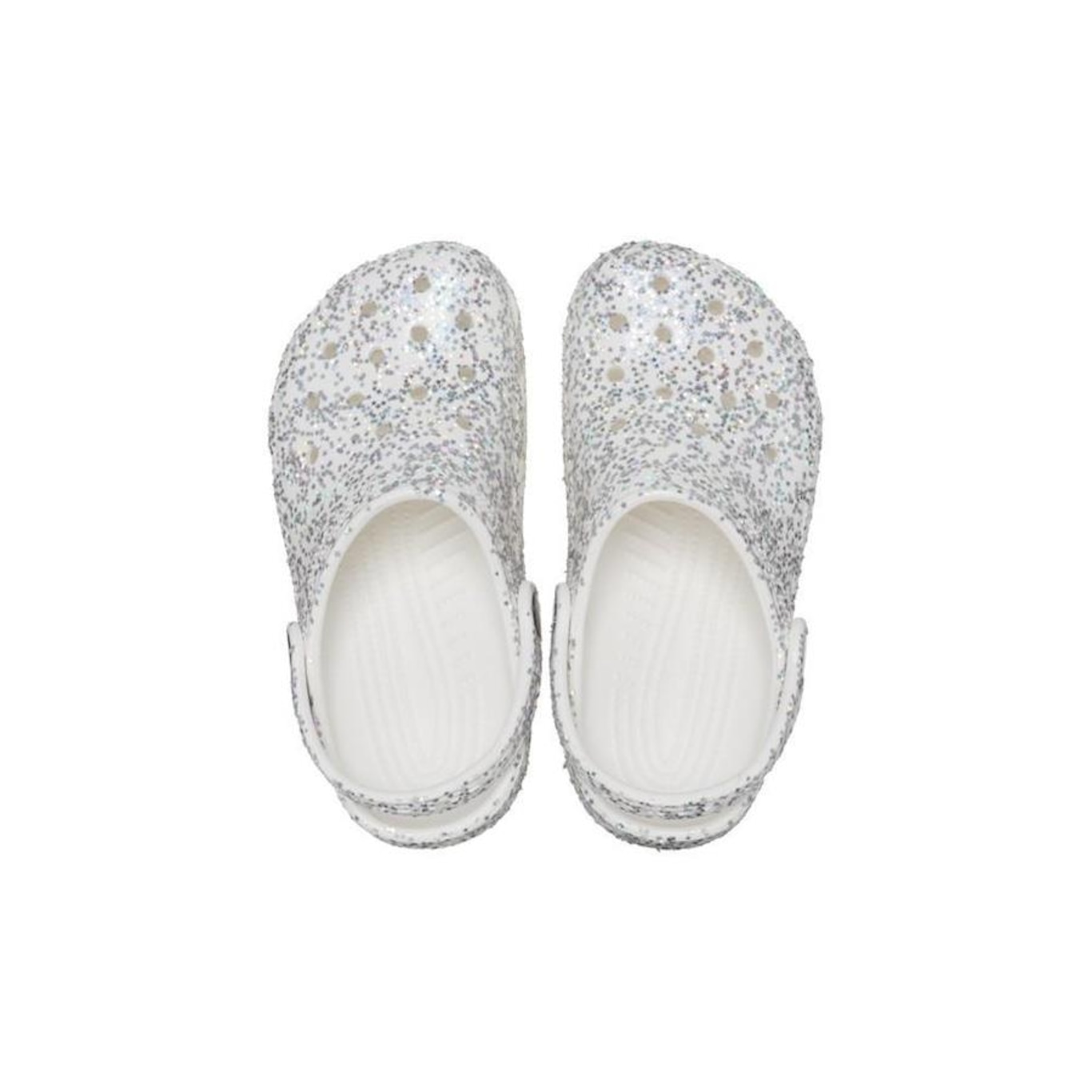 Sandália Crocs Classic Starry Glitter Clog T - Infantil - Foto 5