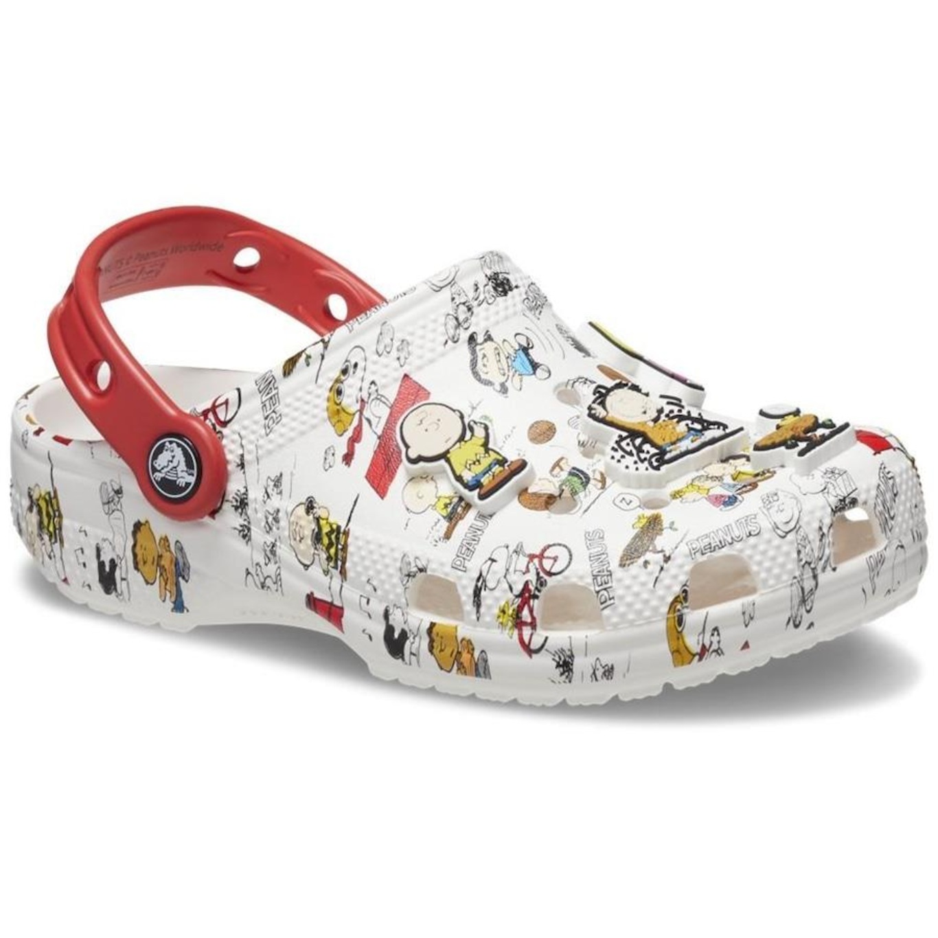 Sandália Crocs Classic Snoopy Peanuts K - Infantil - Foto 2