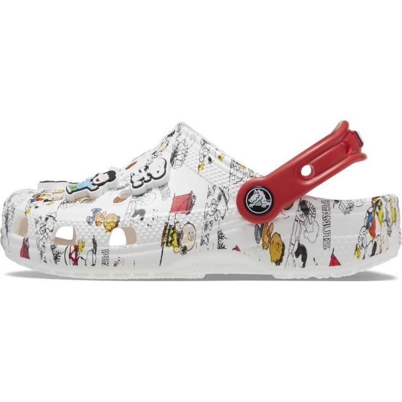 Sandália Crocs Classic Snoopy Peanuts K - Infantil - Foto 3