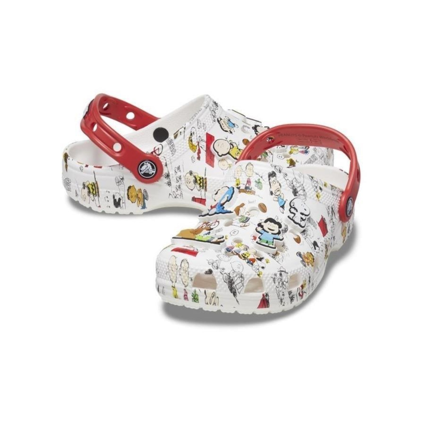 Sandália Crocs Classic Snoopy Peanuts K - Infantil - Foto 4