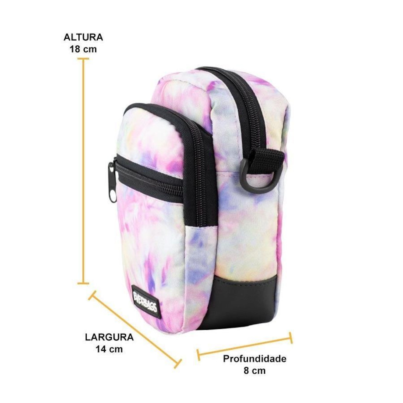 Shoulder Bag Bolso Everbags Tie Dye - Foto 5