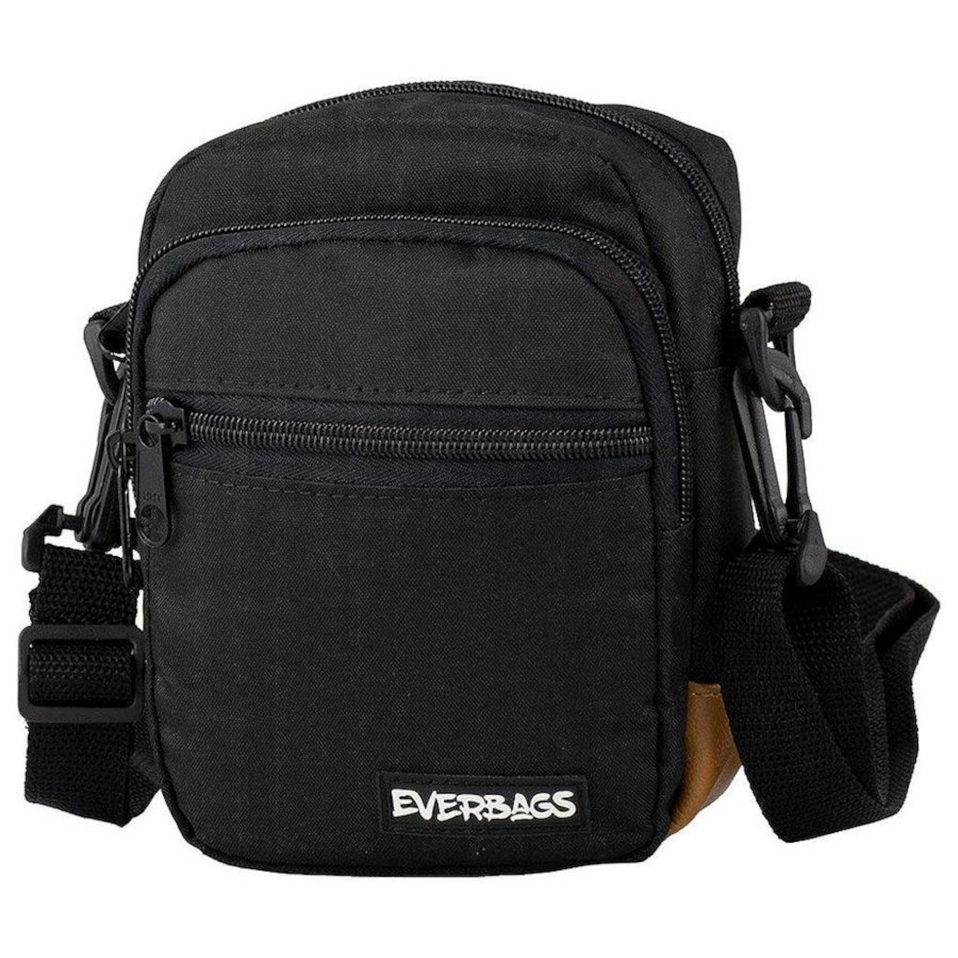 Shoulder Bag Bolso Everbags Preto Caramelo - Foto 1