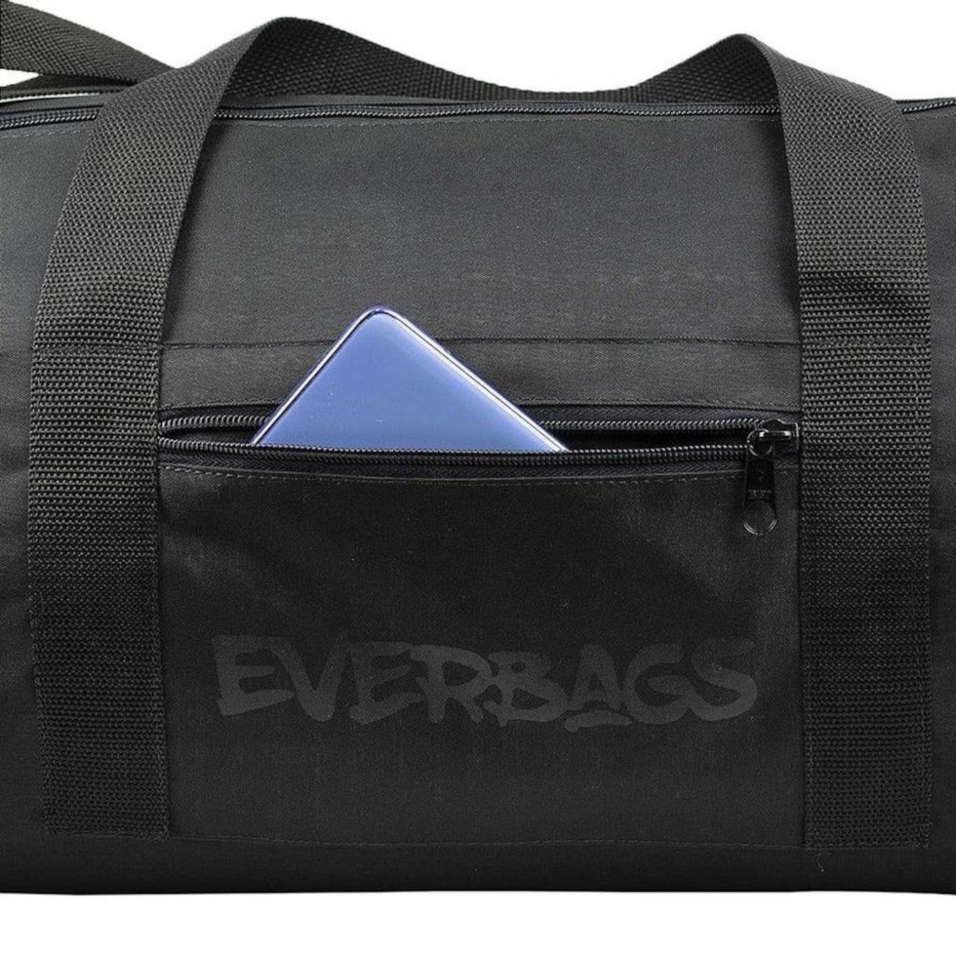 Mala de Treino Street Bag Everbags Preto Preto - Foto 4