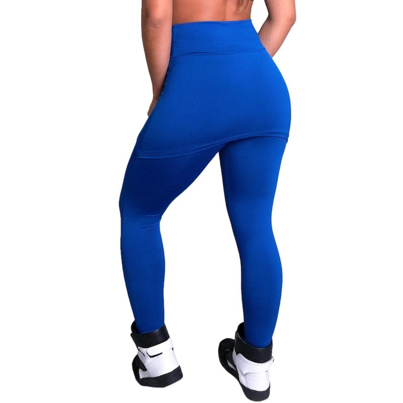 Calça Legging Mvb Modas Suplex Saia Tapa Bumbum Estampada Cintura Alta