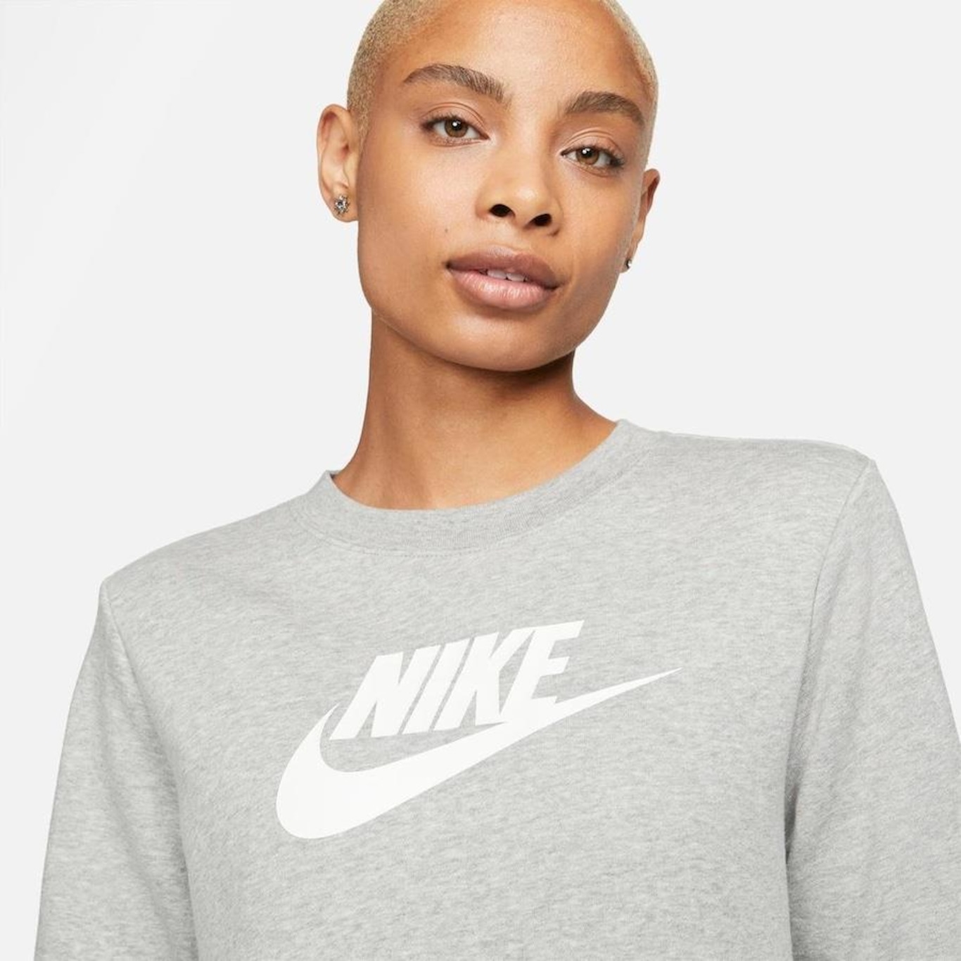 Blusão sem Capuz Nike Sportswear Club Fleece - Feminino - Foto 3