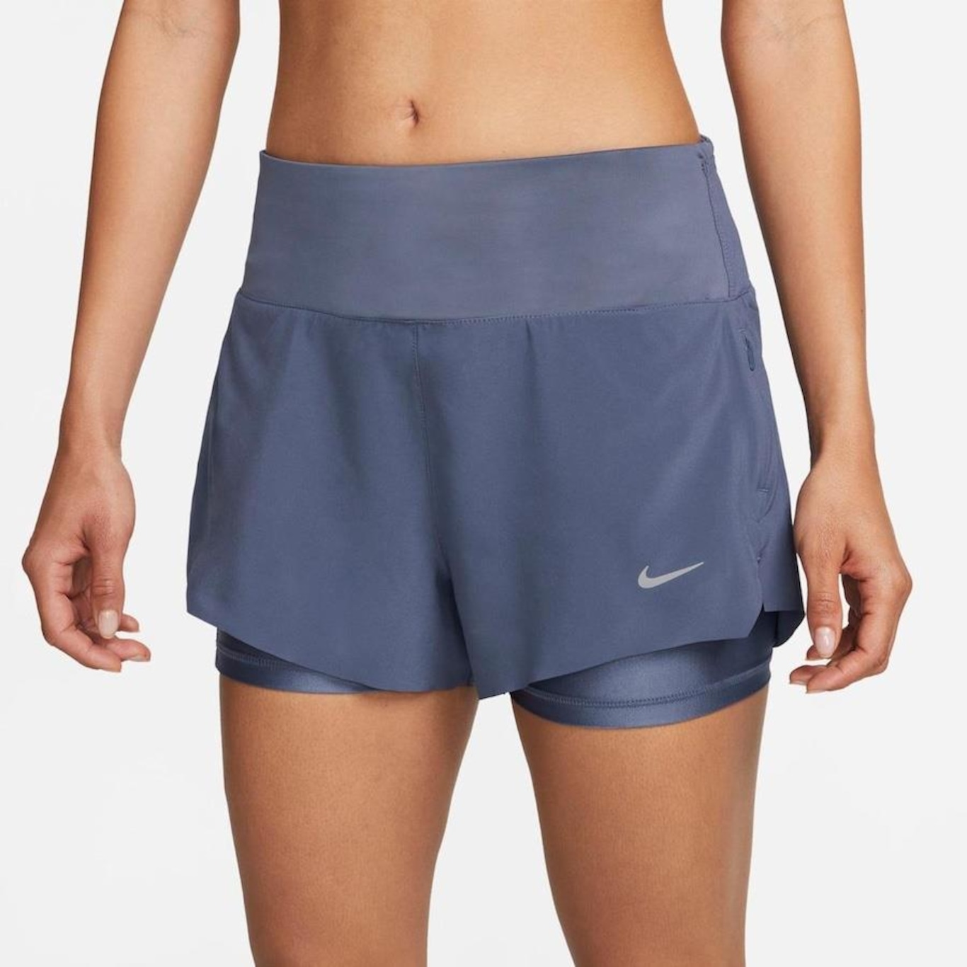 Shorts Nike Swift 2 In 1 - Feminino - Foto 2