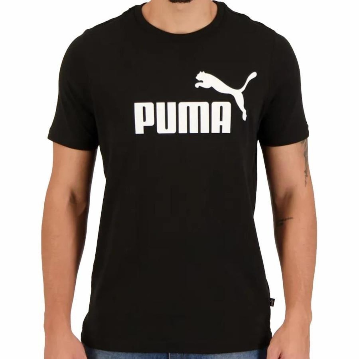 Camiseta Puma Essentials Logo - Masculino - Foto 1