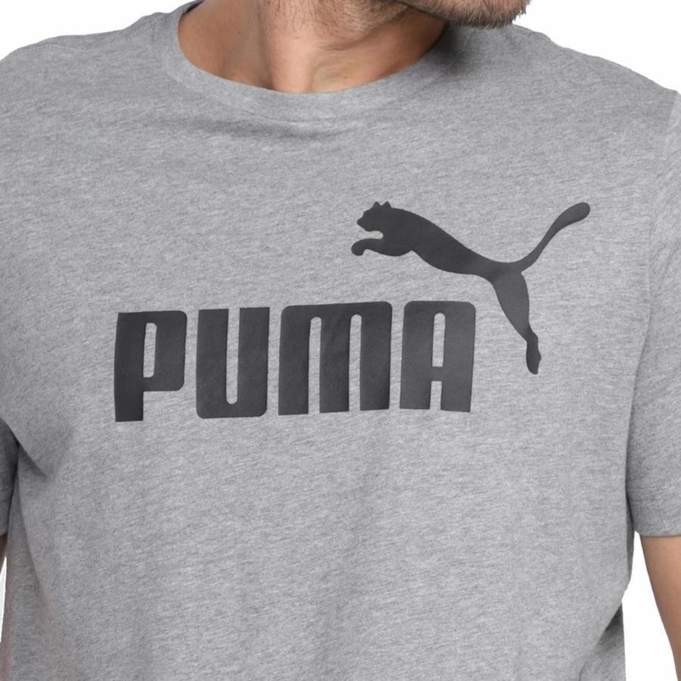 Camiseta Puma Essentials Logo - Masculino - Foto 3