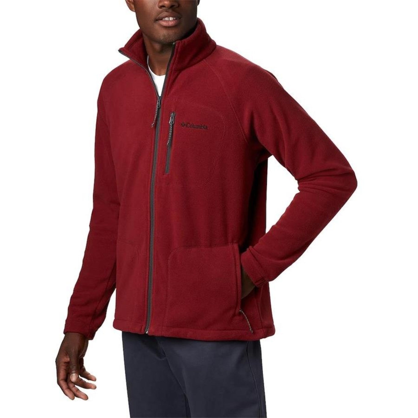 Jaqueta sem Capuz Columbia Fleece Fast Trek 2 - Masculina - Foto 1