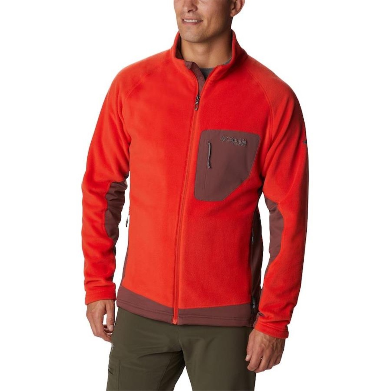 Jaqueta sem Capuz Columbia Fleece Titan Pass 2 - Masculina - Foto 1