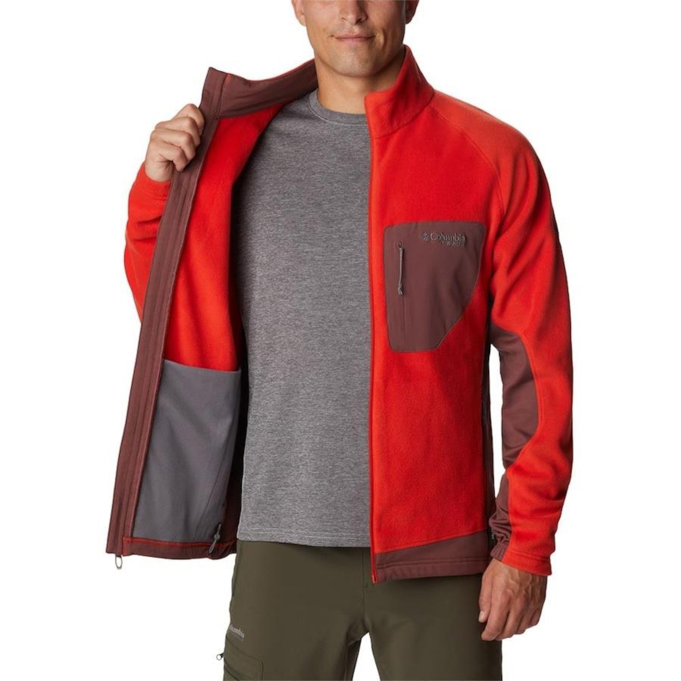 Jaqueta sem Capuz Columbia Fleece Titan Pass 2 - Masculina - Foto 5