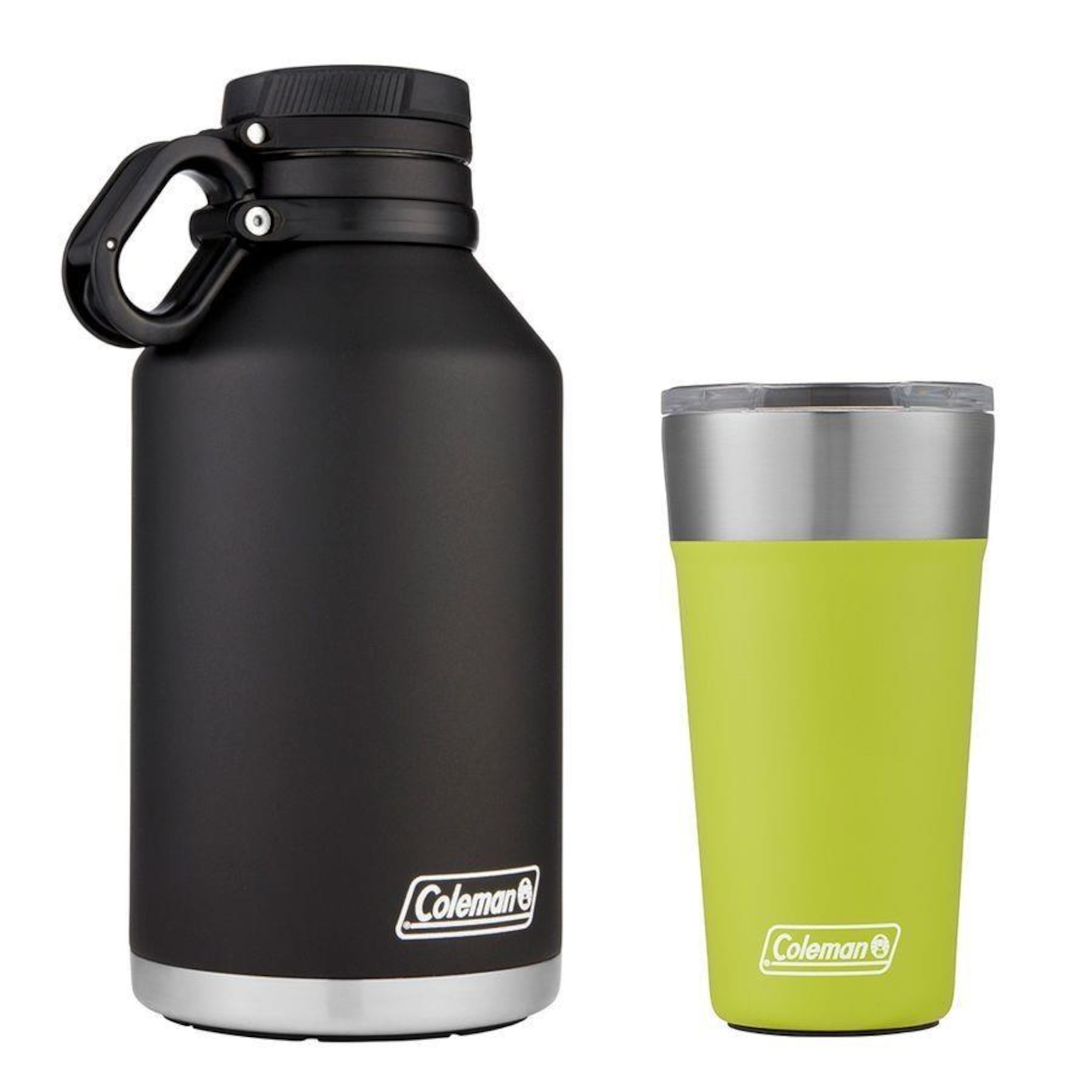 Kit Coleman com Growler e Copo Térmico com Tampa Inox - 600ml - Foto 1