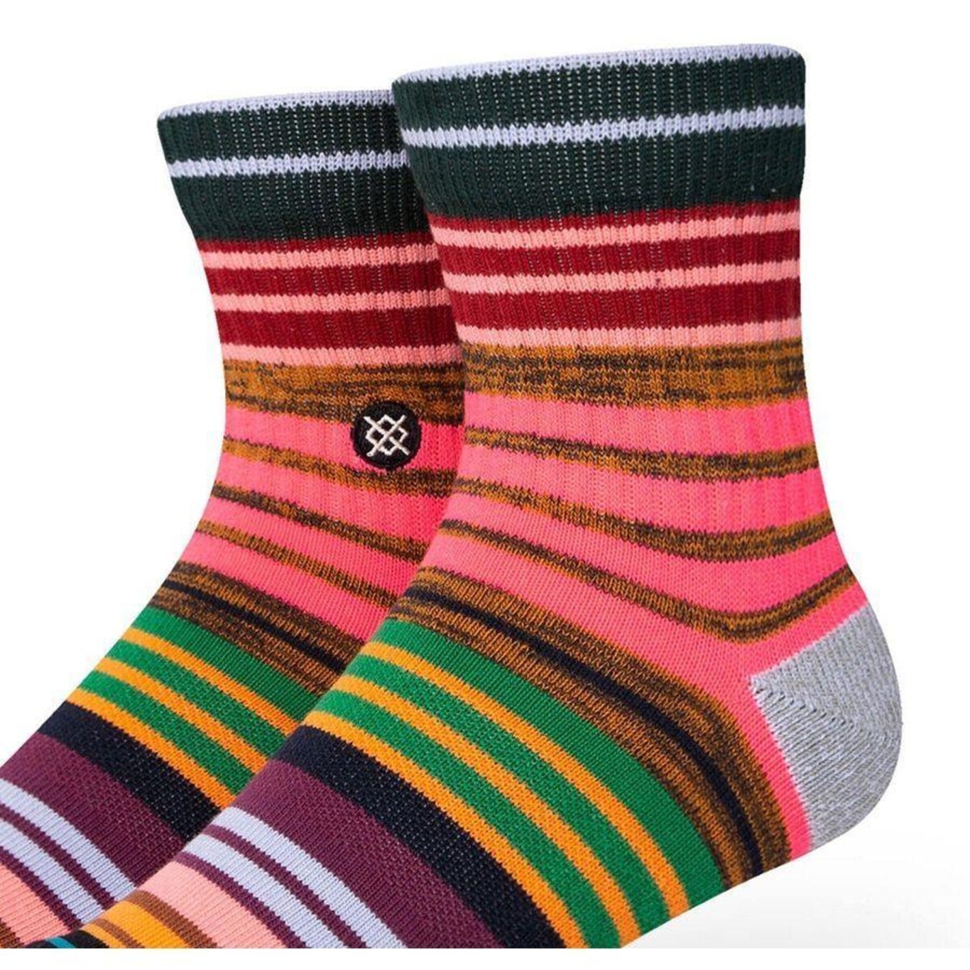 Meia Stance Palette Quarter Infiknit Multicolor - 36 a 44 - Adulto - Foto 2