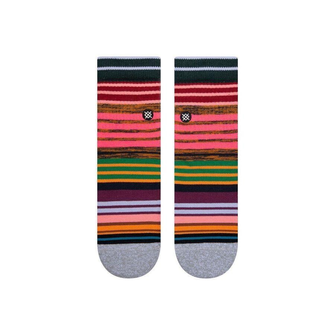 Meia Stance Palette Quarter Infiknit Multicolor - 36 a 44 - Adulto - Foto 3