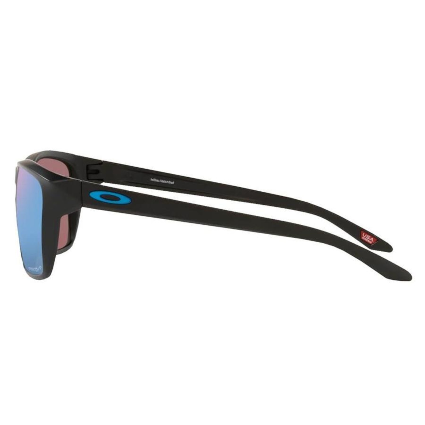 Óculos de Sol Oakley Unissex Sylas Matte Black Prizm Deep Water Polar - Foto 4