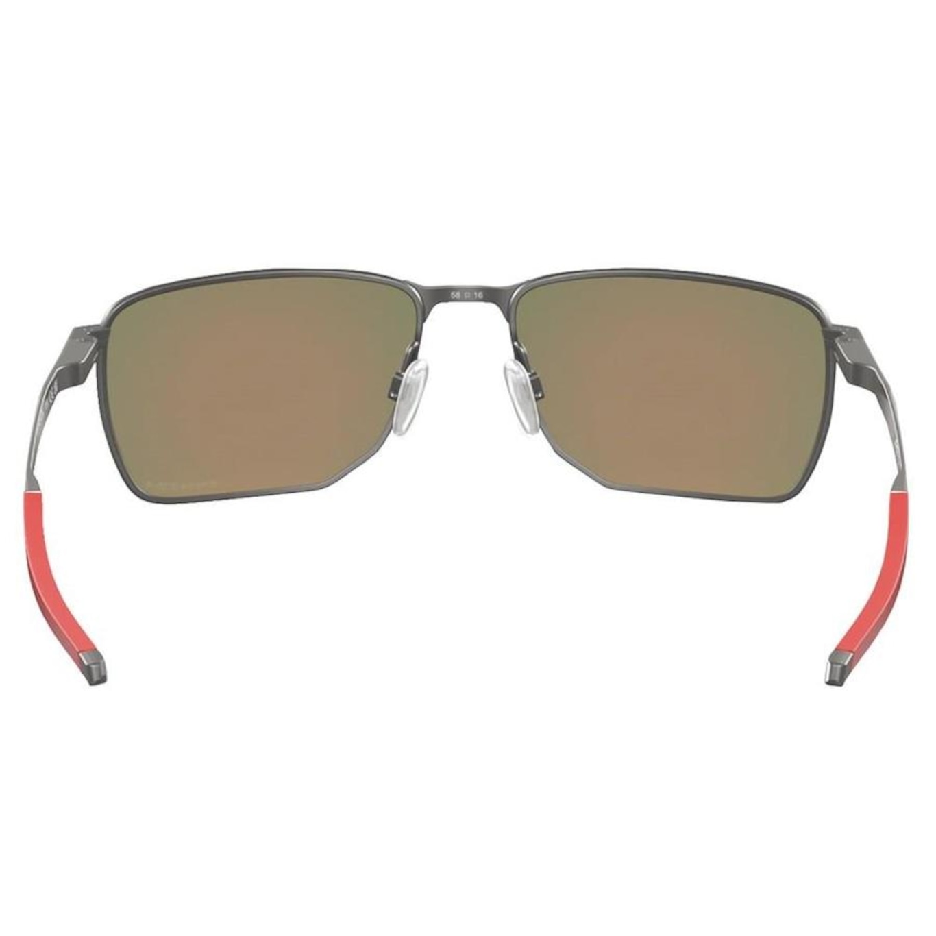 Óculos de Sol Oakley Unissex Ejector Matte Gunmental Prizm Ruby - Foto 3