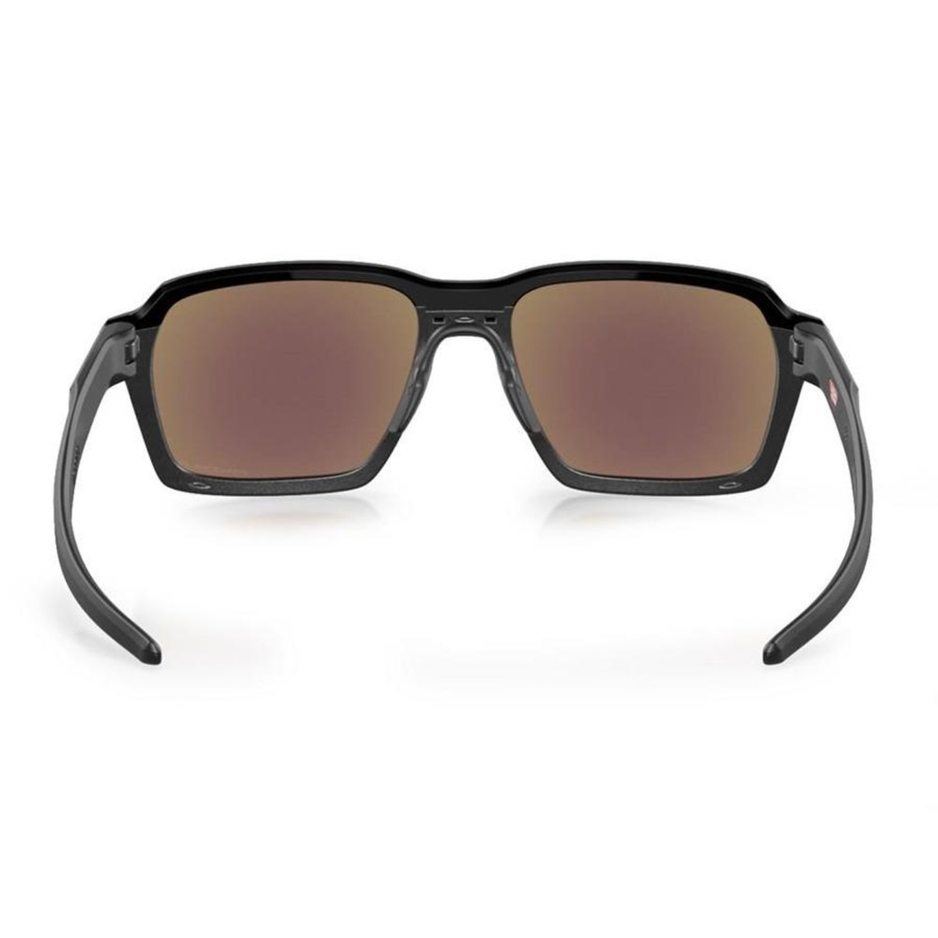 Óculos de Sol Oakley Unissex Parlay Steel Matte Gray Prizm Sapphire Polarizado - Foto 4