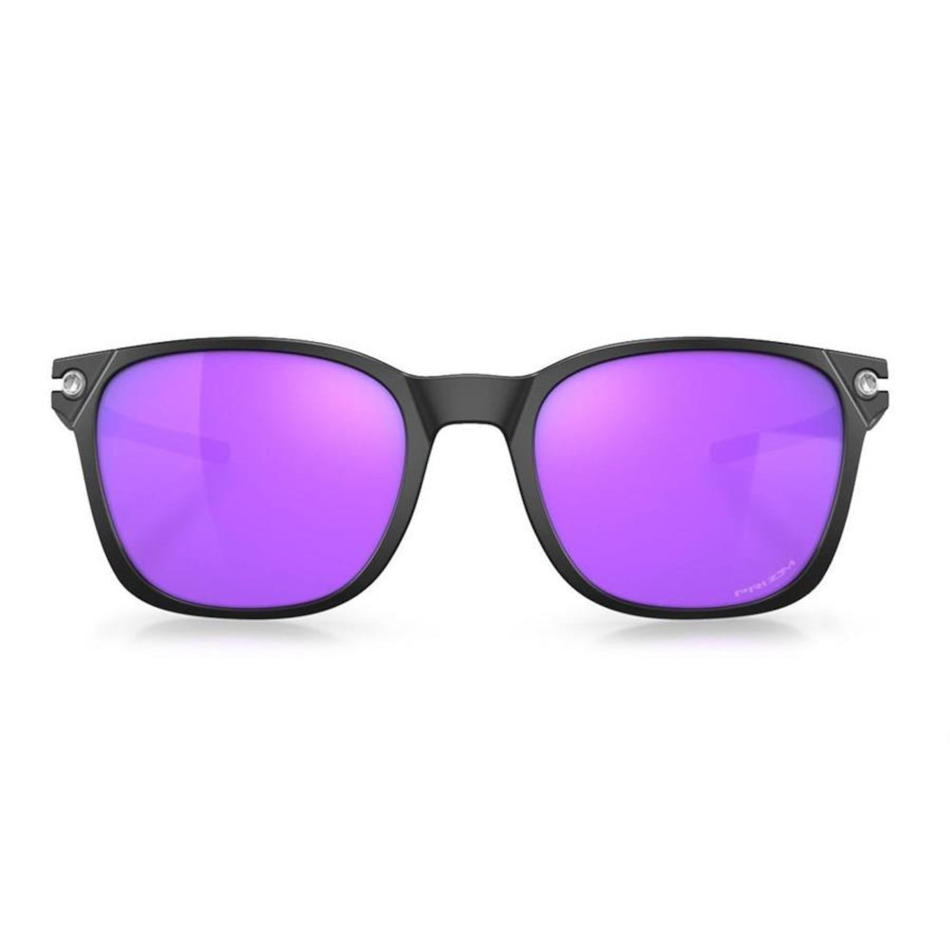 Óculos de Sol Oakley Unissex Ojector Matte Black Prizm Violet - Foto 2