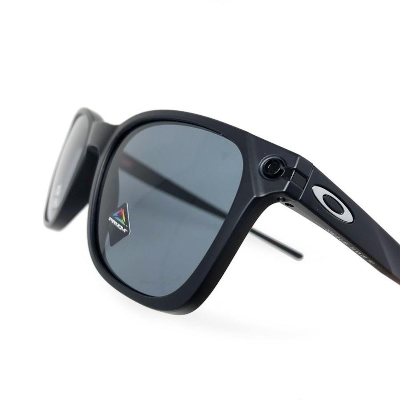 Óculos de Sol Oakley Unissex Ojector Matte Black Prizm Grey - Foto 4