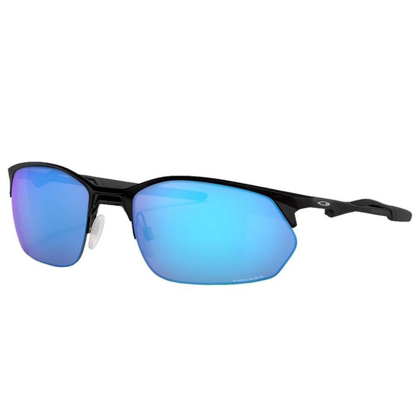 Óculos de Sol Oakley Unissex Wire Tap 2.0 Satin Black Prizm Sapphire - Foto 1