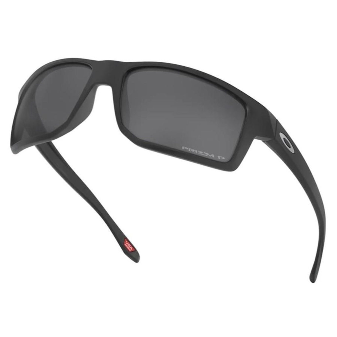 Óculos de Sol Oakley Unissex Gibston Matte Black Prizm Polarized - Foto 5