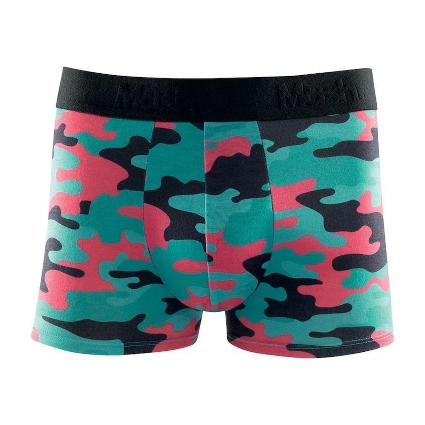 Cueca Boxer Mash Masculina Cotton Estampa Camuflada - Foto 1