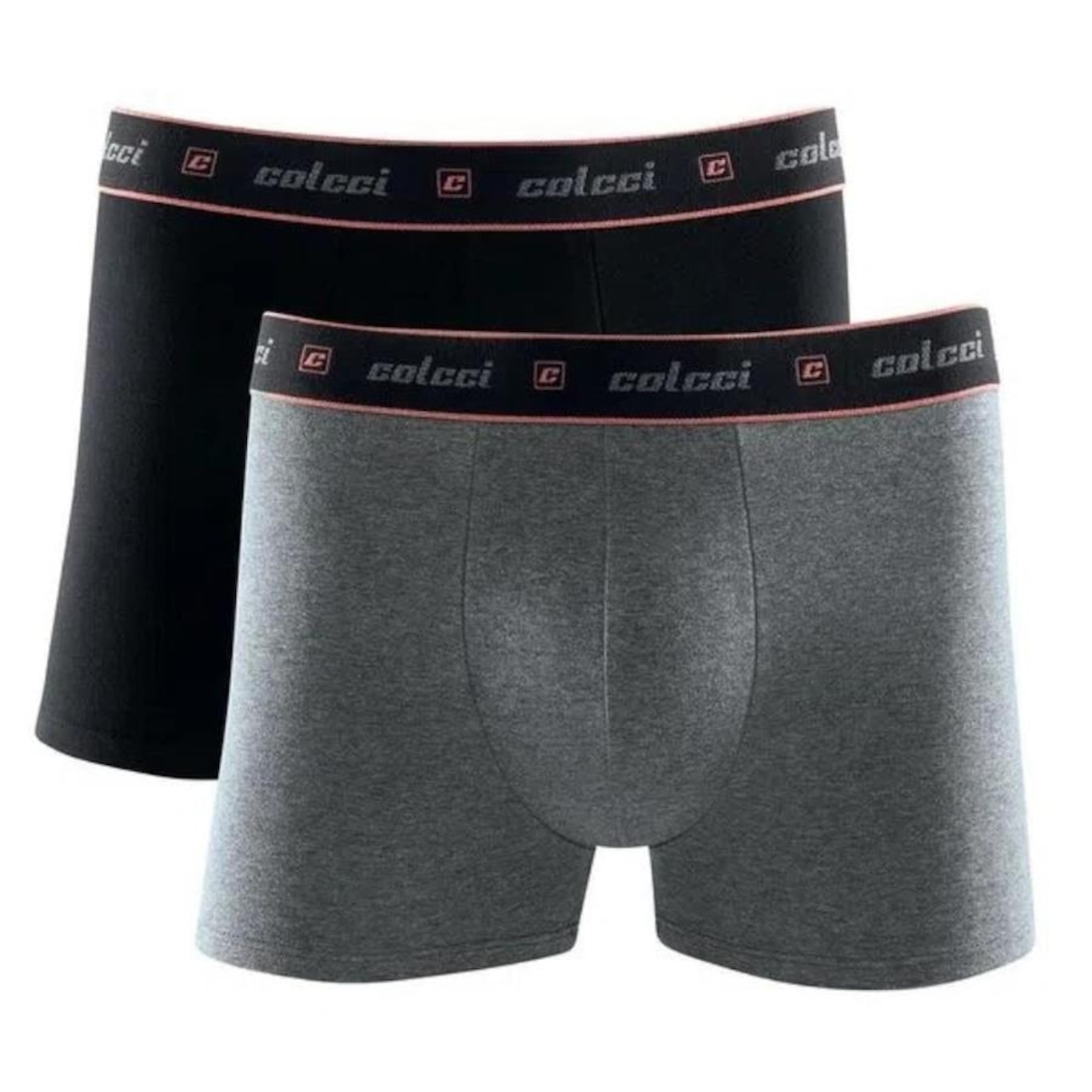 Kit 2 Cueca Boxer Colcci Masculina Cotton Cós Elástico - Foto 1