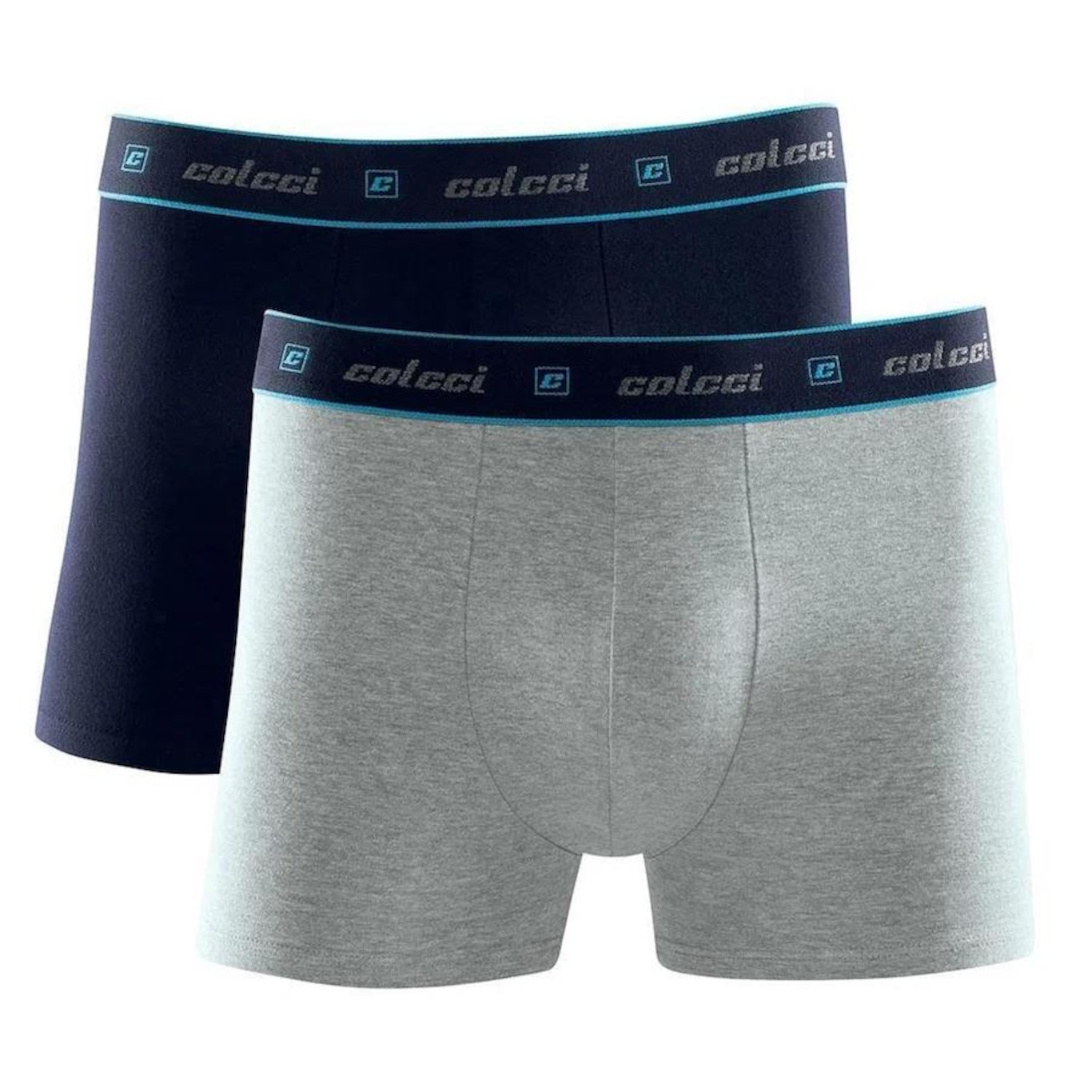 Kit 2 Cueca Boxer Colcci Masculina Cotton Cós Elástico - Foto 1