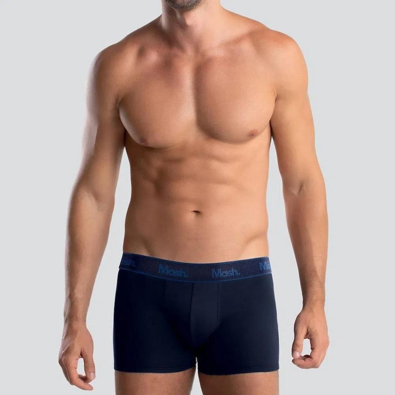 Cueca Boxer Cotton Mash Masculina Cós Elástico - Foto 2