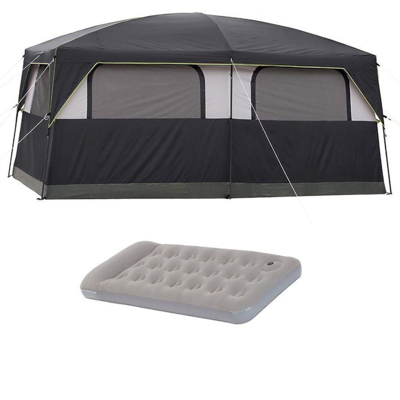 Kit Barraca de Camping 9 Pessoas Prairie Breeze Coleman Colchao Inflavel em Promocao Centauro