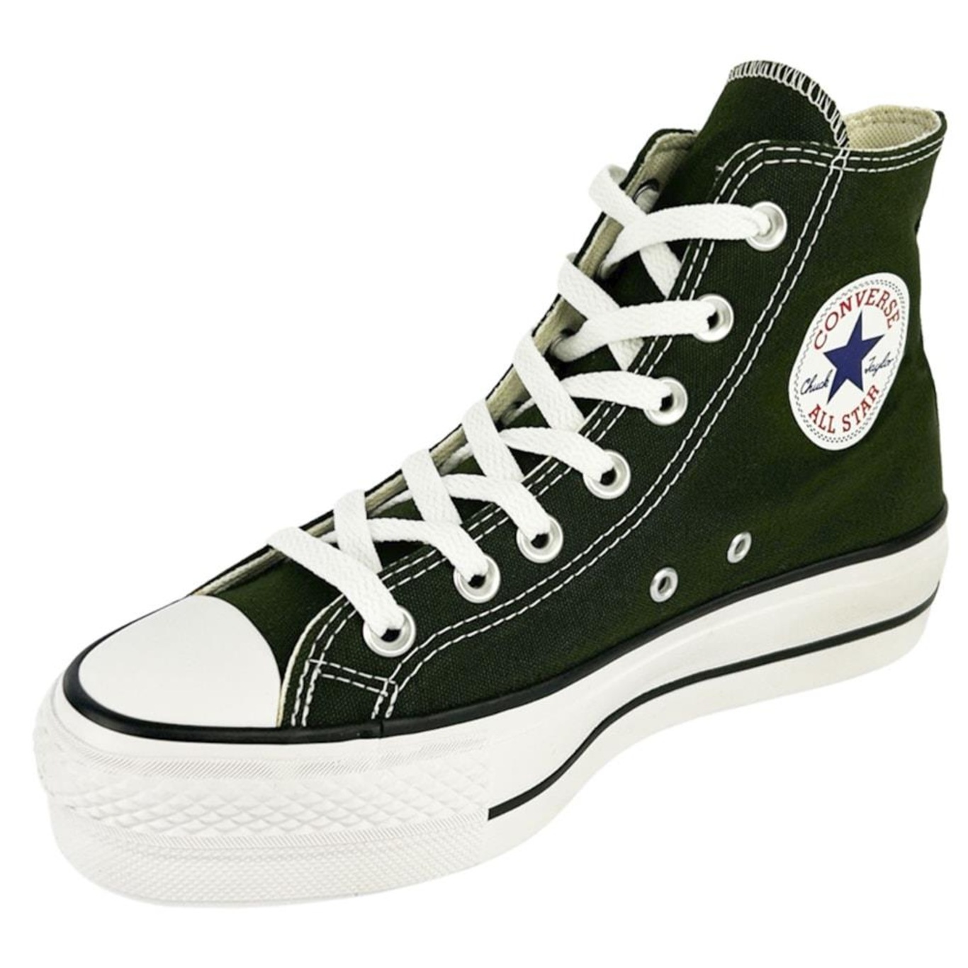 Tênis Converse All Star Chuck Taylor Lift Feminino - Preto/Branco