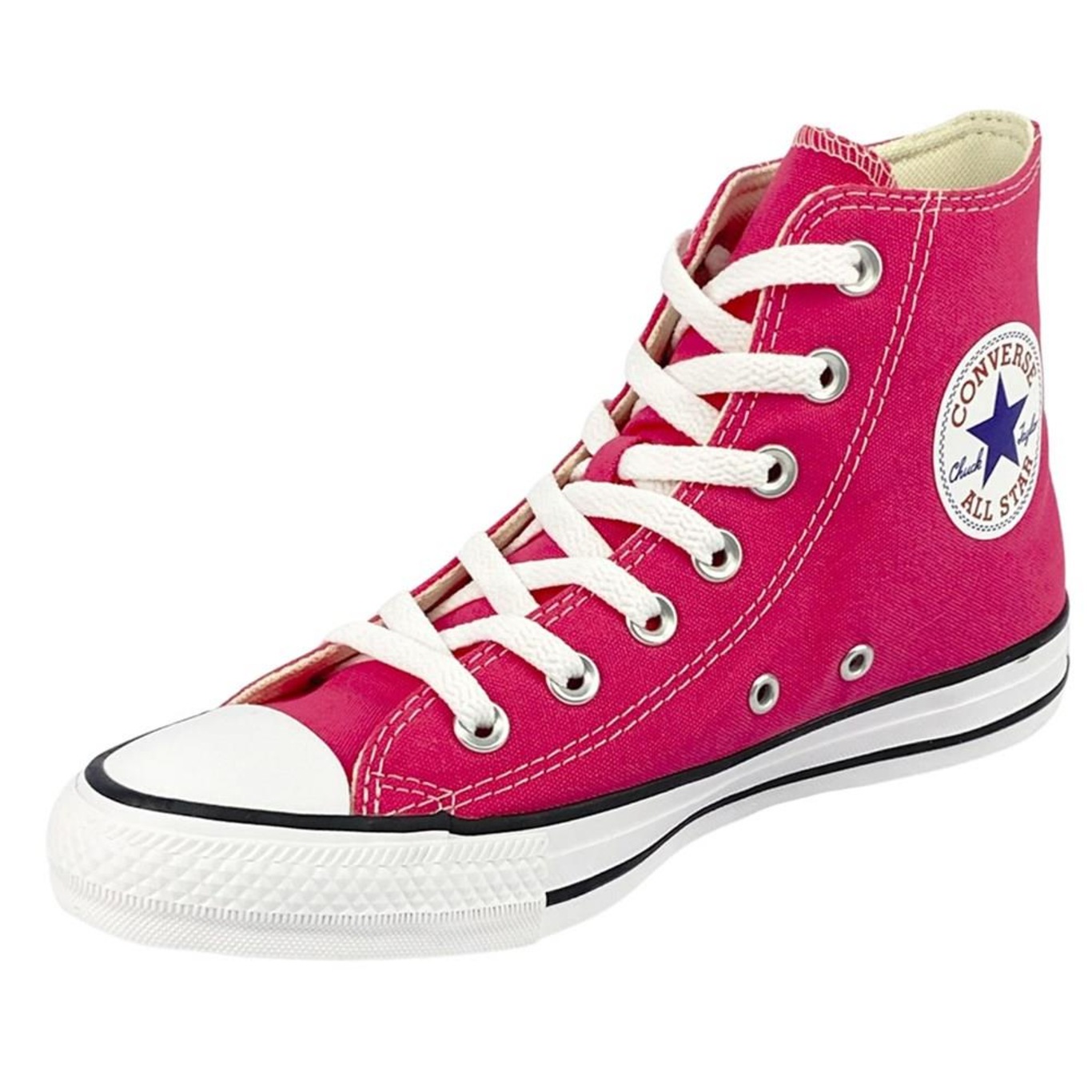 Tênis Casual Cano Alto Converse All Star Rosa Feminino