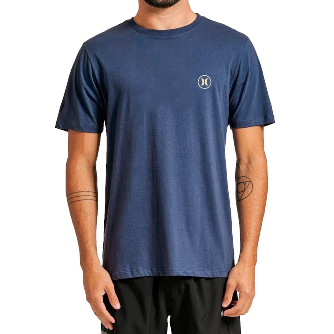 Camiseta Hurley Mini Icon Circle - Masculina - Foto 1