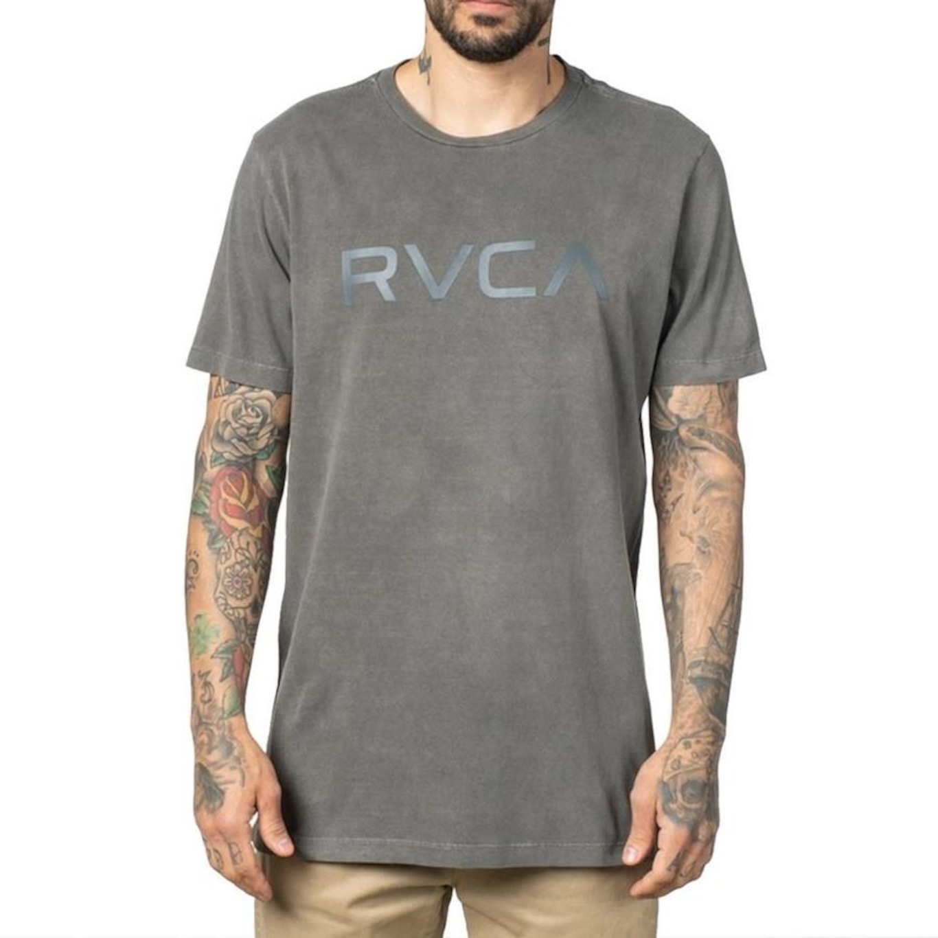 Camiseta RVCA Big Stone - Masculina - Foto 1